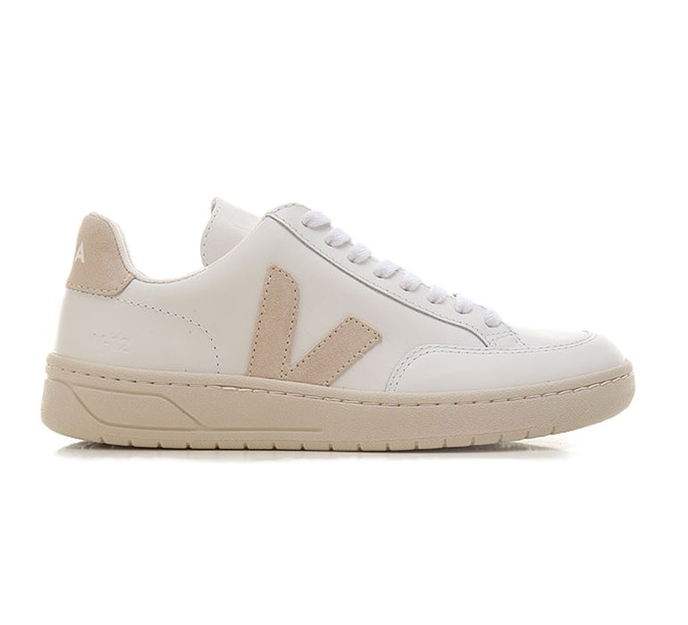 Veja V-12 Leather White Sable