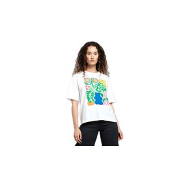 Dedicated T-shirt Vadstena Cottage Flowers White