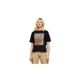 Dedicated T-shirt Vadstena Small Flowers Black