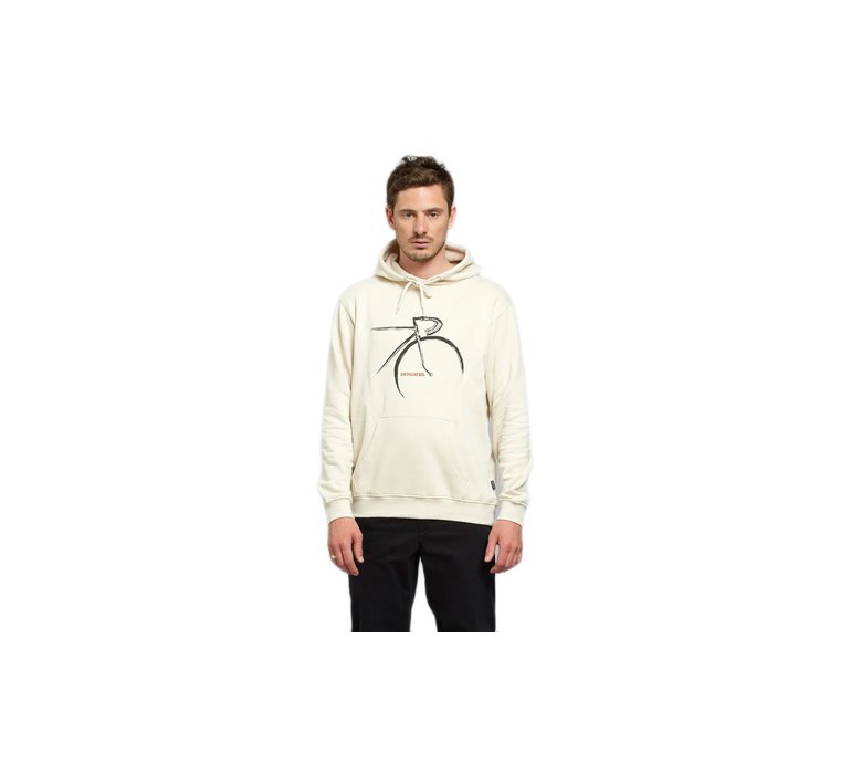 Dedicated Hoodie Falun Side Bikes Oat White