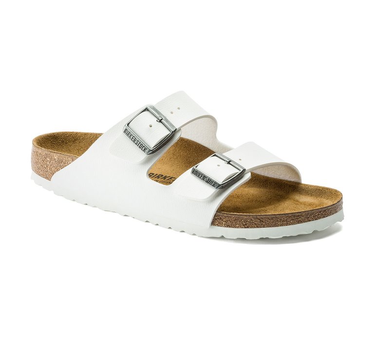 Birkenstock Arizona Birko-Flor White Regular Fit