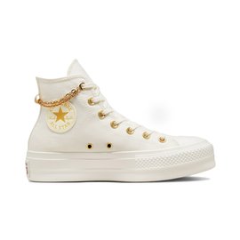 Converse Chuck Taylor All Star Lift Platform Gold Chain
