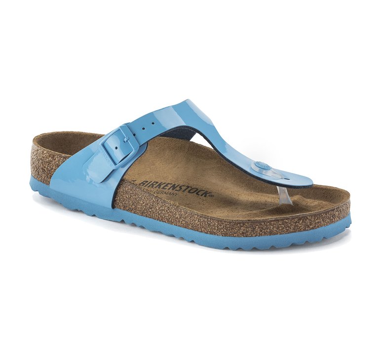 Birkenstock Gizeh Birko-Flor Patent Regular Fit