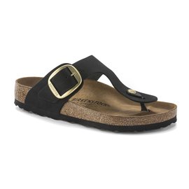 Birkenstock Gizeh Big Buckle Nubuck Leather Narrow Fit