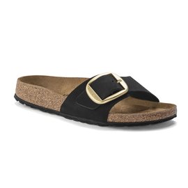 Birkenstock Madrid Big Buckle Nubuck Leather Regular Fit