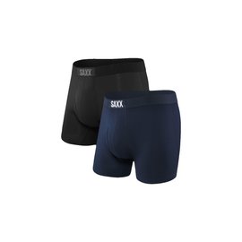 Saxx Ultra Boxer Brief Fly 2-Pack Black / Navy