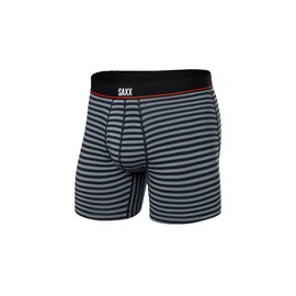 Saxx Non-Stop Stretch Boxer Brief Hiker Stripe- Grey
