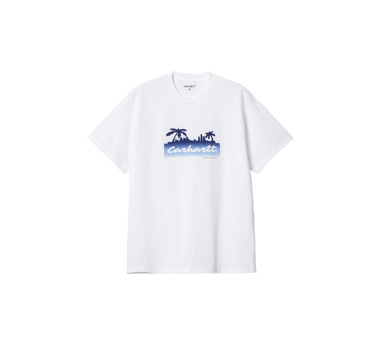 Carhartt WIP S/S Palm Script T-Shirt White