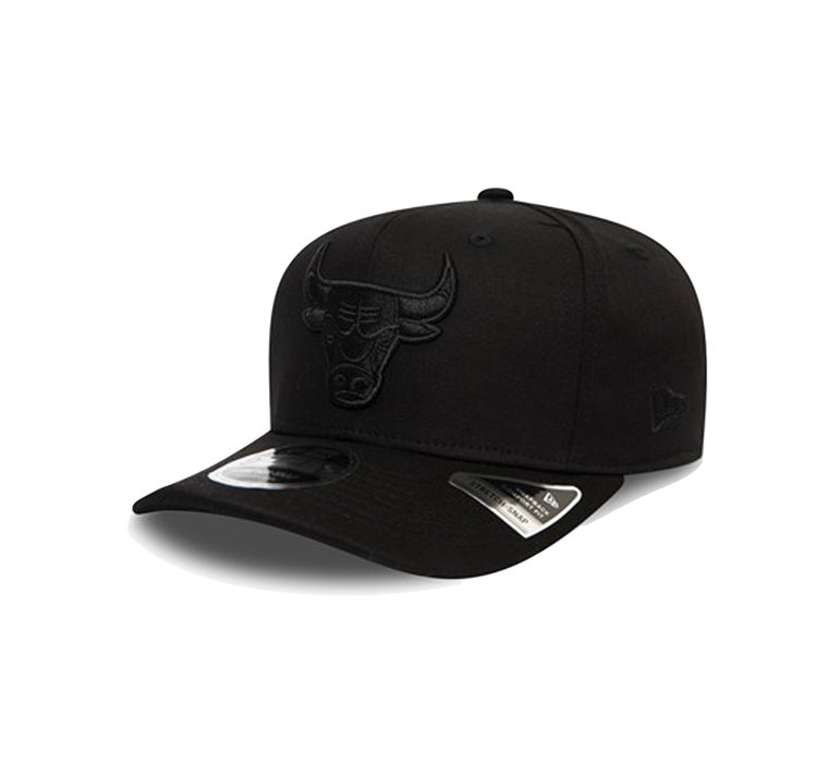 New Era Chicago Bulls Tonal Black 9FIFTY Stretch Snap Cap