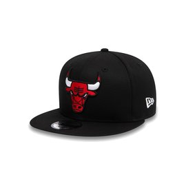 New Era Chicago Bulls Logo Black 9FIFTY Cap