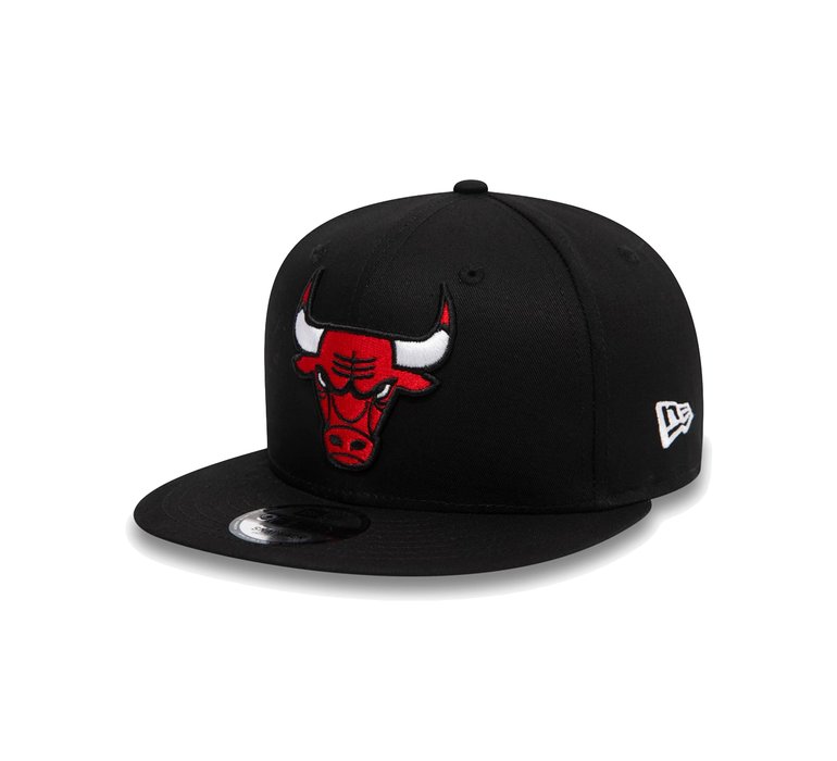 New Era Chicago Bulls Logo Black 9FIFTY Cap