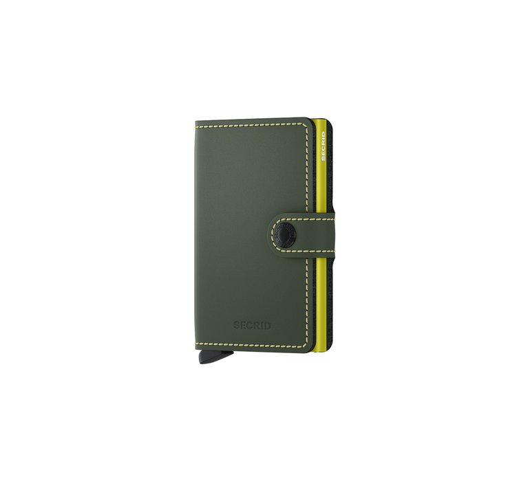 Secrid Miniwallet Matte Green-Lime