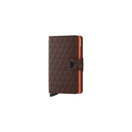 Secrid Miniwallet Optical Brown-Orange