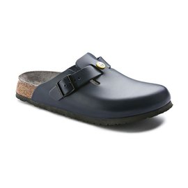 Birkenstock Boston ESD Natural Leather Narrow Fit