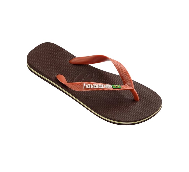 Havaianas Brasil Dark Brown Ceramic