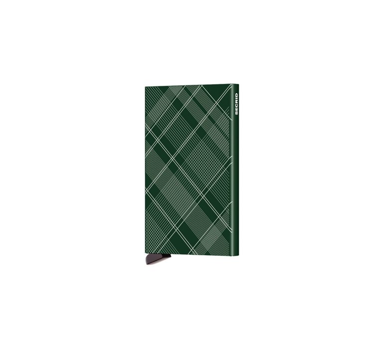 Secrid Cardprotector Laser Tartan Green