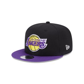 New Era LA Lakers Team Side Patch Black 9FIFTY Snapback Cap