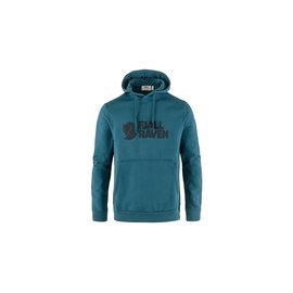 Fjällräven Logo Hoodie M Deep Sea