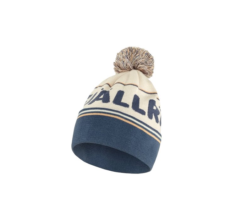 Fjällräven Pom Hat White-Indigo Blue