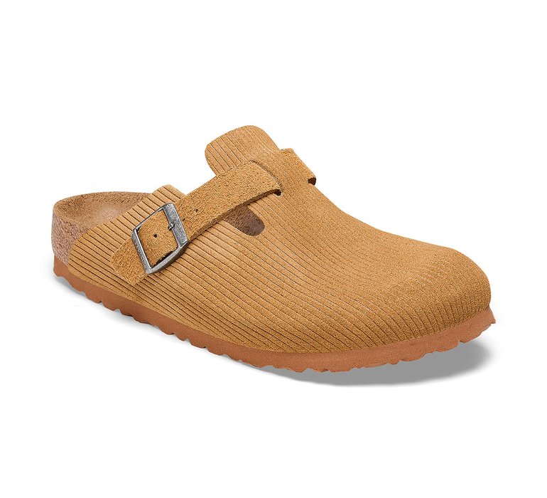 Birkenstock Boston Suede Embossed Regular Fit