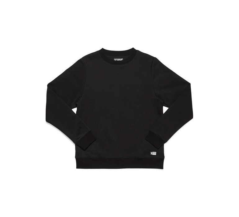 Chrome Issued Fleece Crew Black