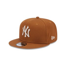 New Era New York Yankees League Essential Brown 9FIFTY Snapback Cap