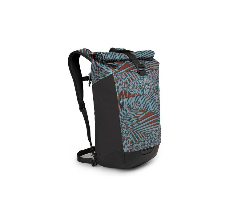 Osprey Transporter Roll Top Palm Leaf Glitch Print