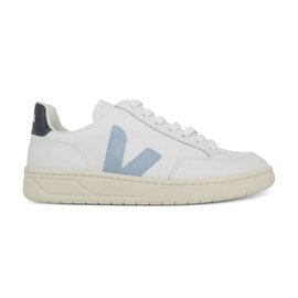 Veja V-12 Leather White Steel Nautico