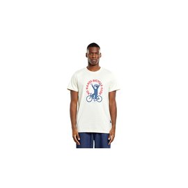 Dedicated T-shirt Stockholm No Hands Oat White