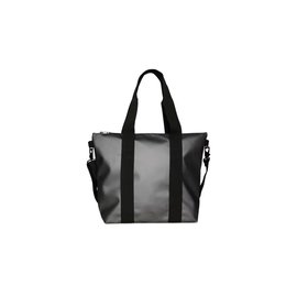 Rains Tote Bag Mini Metallic Grey