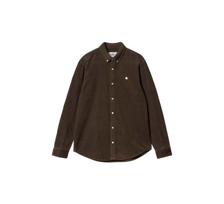 Carhartt WIP L/S Madison Fine Cord Shirt Buckeye/Wax