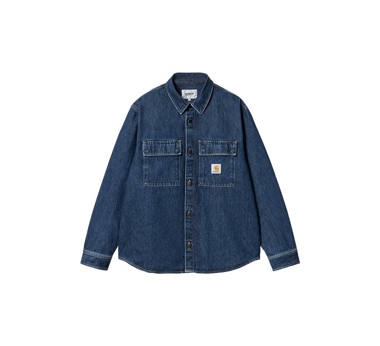 Carhartt WIP Manny Shirt Jac Blue Stone Washed