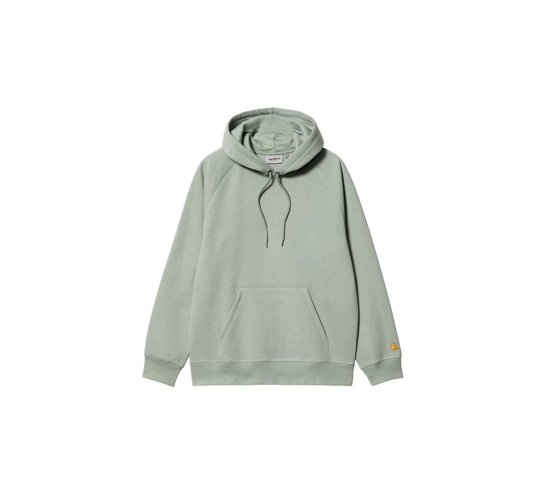 Carhartt WIP Hooded Chase Sweatshirt Glassy Teal/Gold