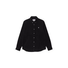 Carhartt WIP L/S Madison Cord Shirt Black Wax