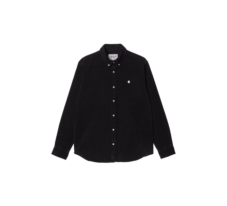 Carhartt WIP L/S Madison Cord Shirt Black Wax