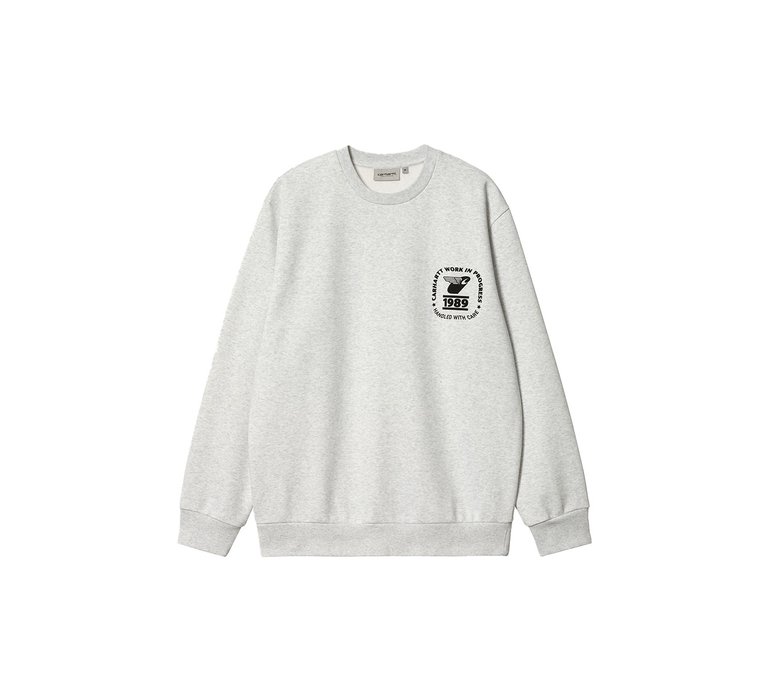 Carhartt WIP Stamp State Sweat Ash Heather