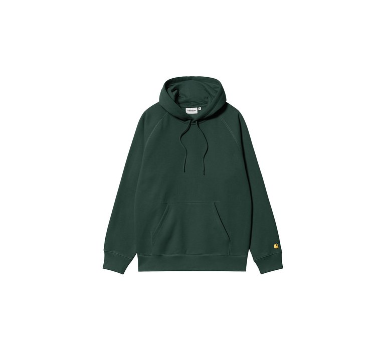 Carhartt WIP Hooded Chase Sweatshirt Disc Green