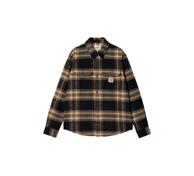 Carhartt WIP L/S Hawkins Shirt Black