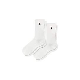 Carhartt WIP Madison Pack Socks Whtie