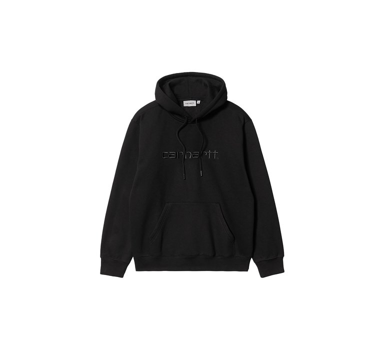 Carhartt WIP Hooded Carhartt Sweatshirt Black