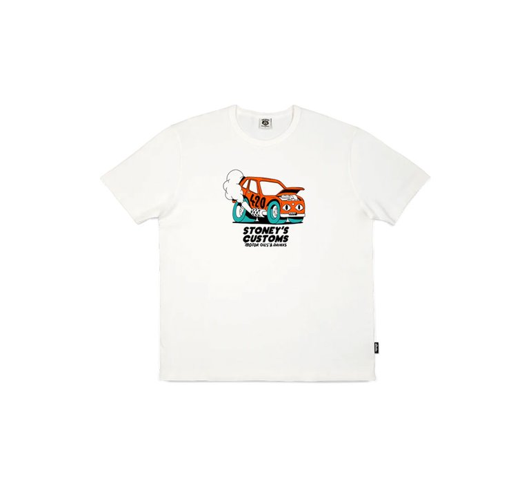 The Dudes Stoneys Ride Premium T-Shirt Heavyweight Off-White