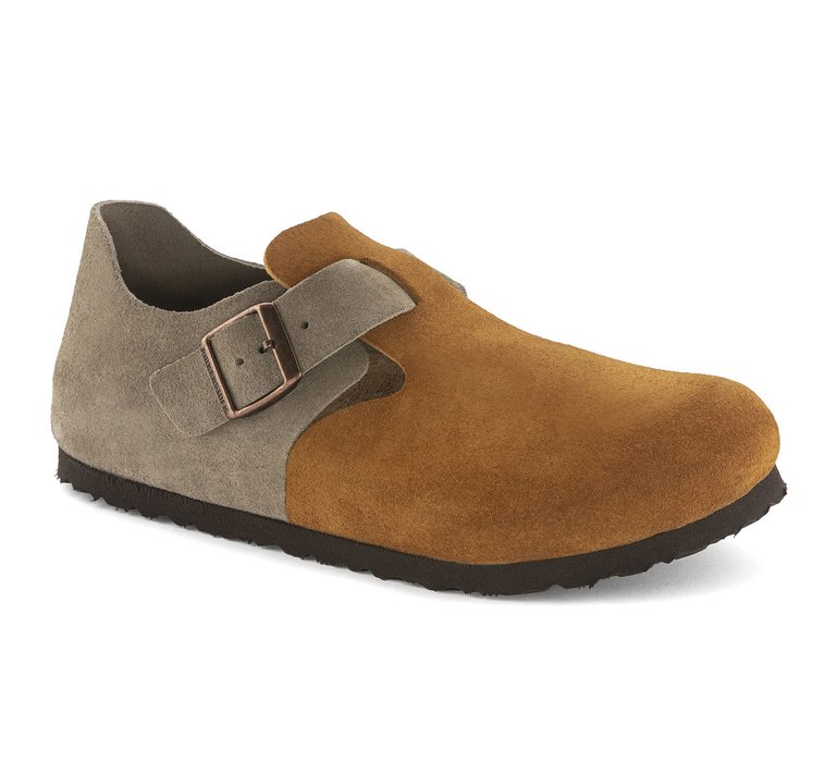 Birkenstock London Suede Leather Regular Fit