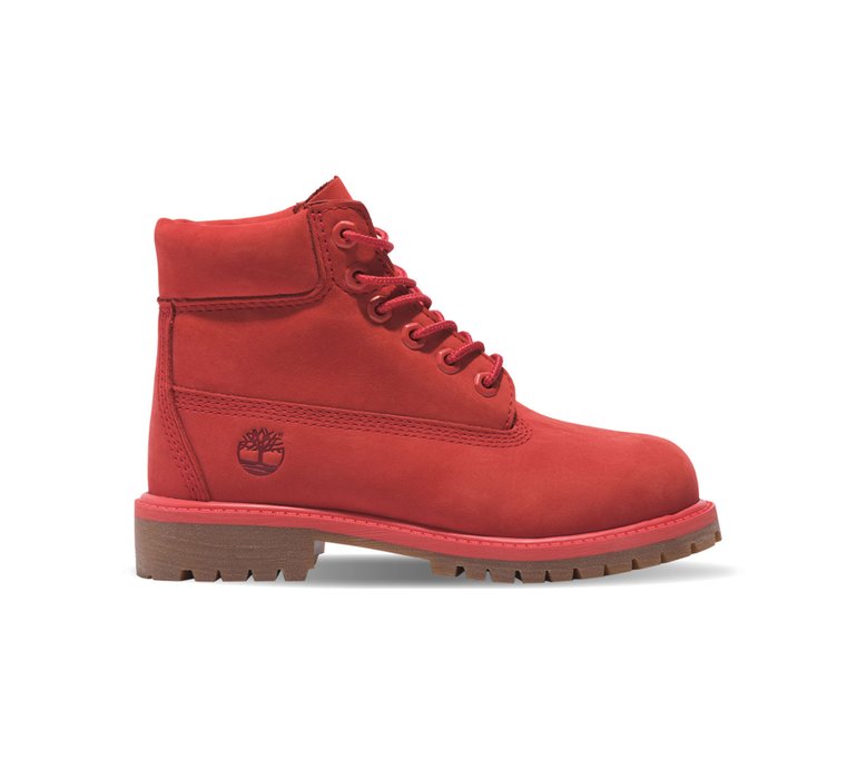 Timberland Premium 6 Inch Waterproof Boot Medium Red