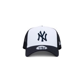 New Era Yankees Team Colour White A-Frame Trucker Cap