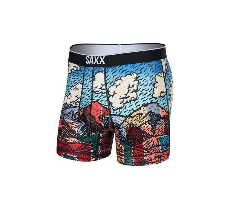 Saxx Volt Boxer Brief Breathable Mesh Encanto Mesa- Multi