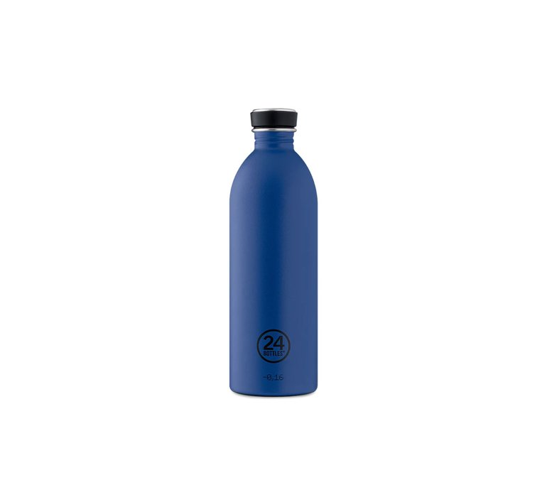 24 Bottles Urban Bottle Stone Gold Blue 1000ml