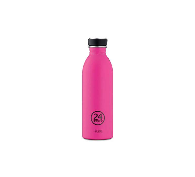 24 Bottles Urban Bottle Stone Passion Pink 500ml