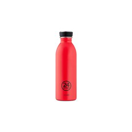 24 Bottles Urban Bottle Stone Hot Red 500ml