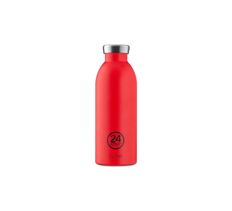 24 Bottles Clima Bottle Stone Hot Red 500ml