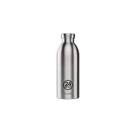 24 Bottles Clima Bottle Brushed Steel 500ml